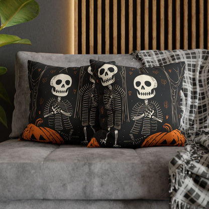 Pillow Skeletons Halloween - Vintage Halloween Pillow