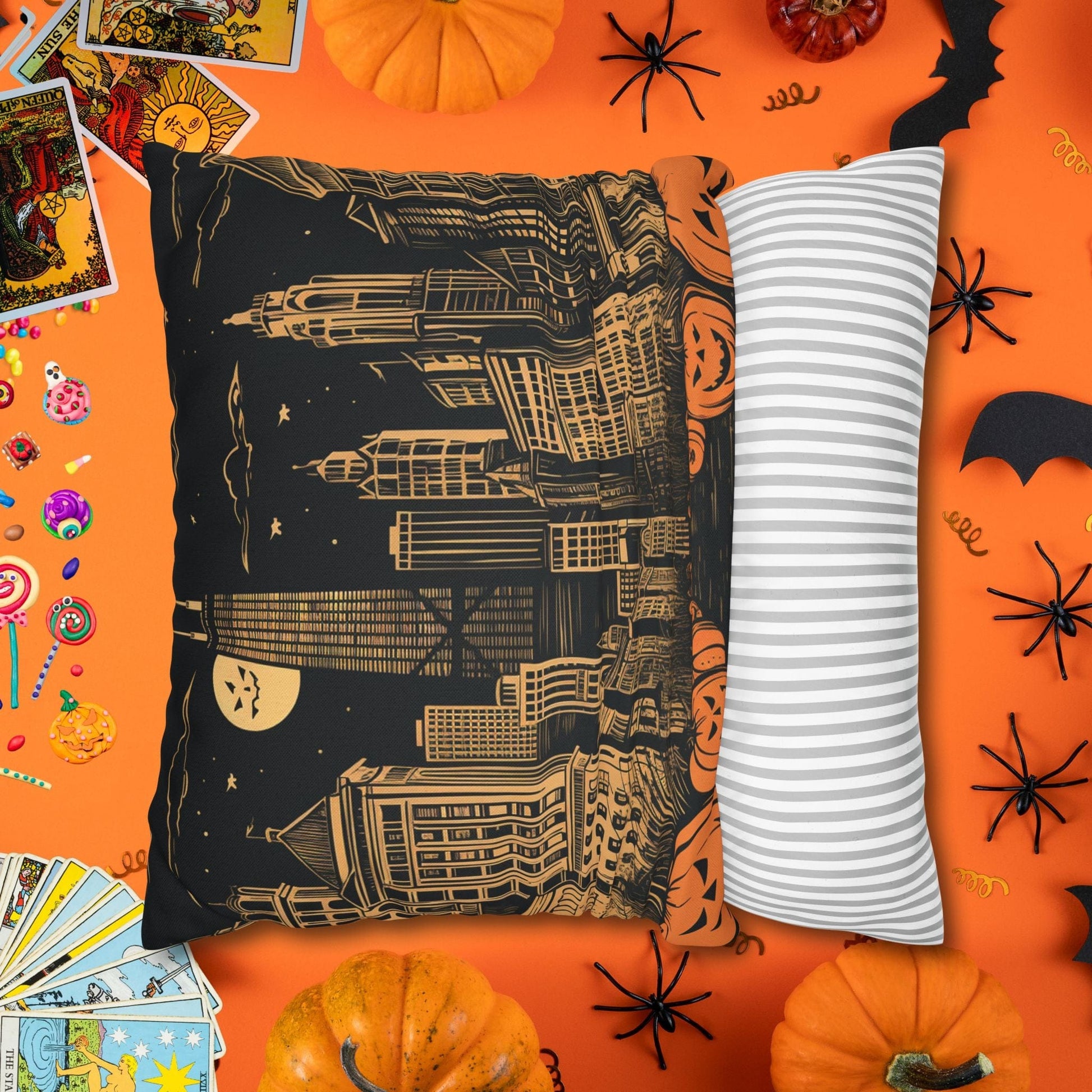 Pillow Spooky Chicago Night Halloween Pillowcase