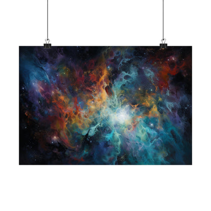 Poster 16" x 11" / Matte Orion Nebula Artist Poster