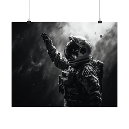 Poster 20″ x 16″ / Matte Astronaut Salute Poster