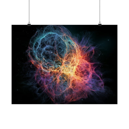 Poster 24″ x 18″ / Matte Crab Nebula Poster