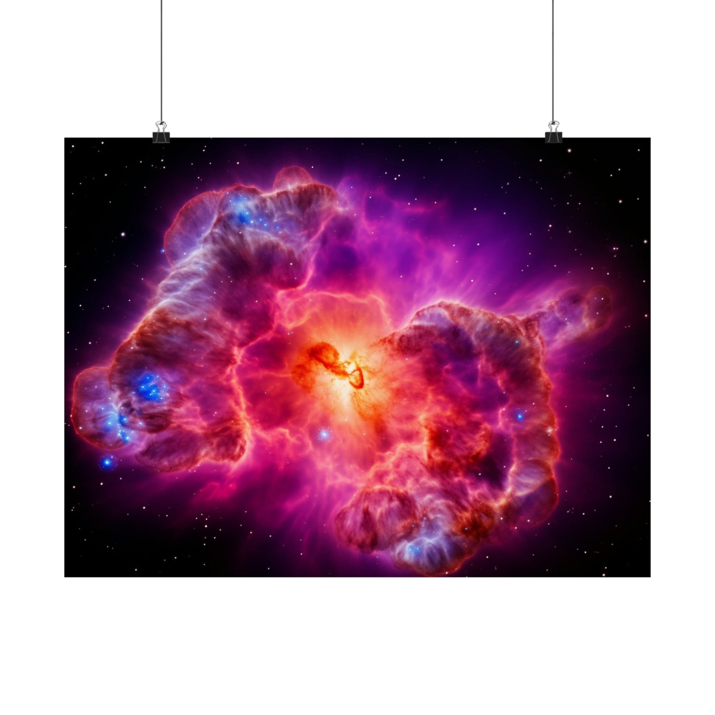 Poster 24″ x 18″ / Matte Supernova Explosion Poster