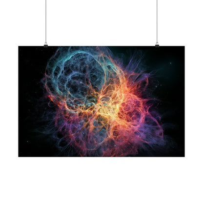 Poster 30″ x 20″ / Matte Crab Nebula Poster