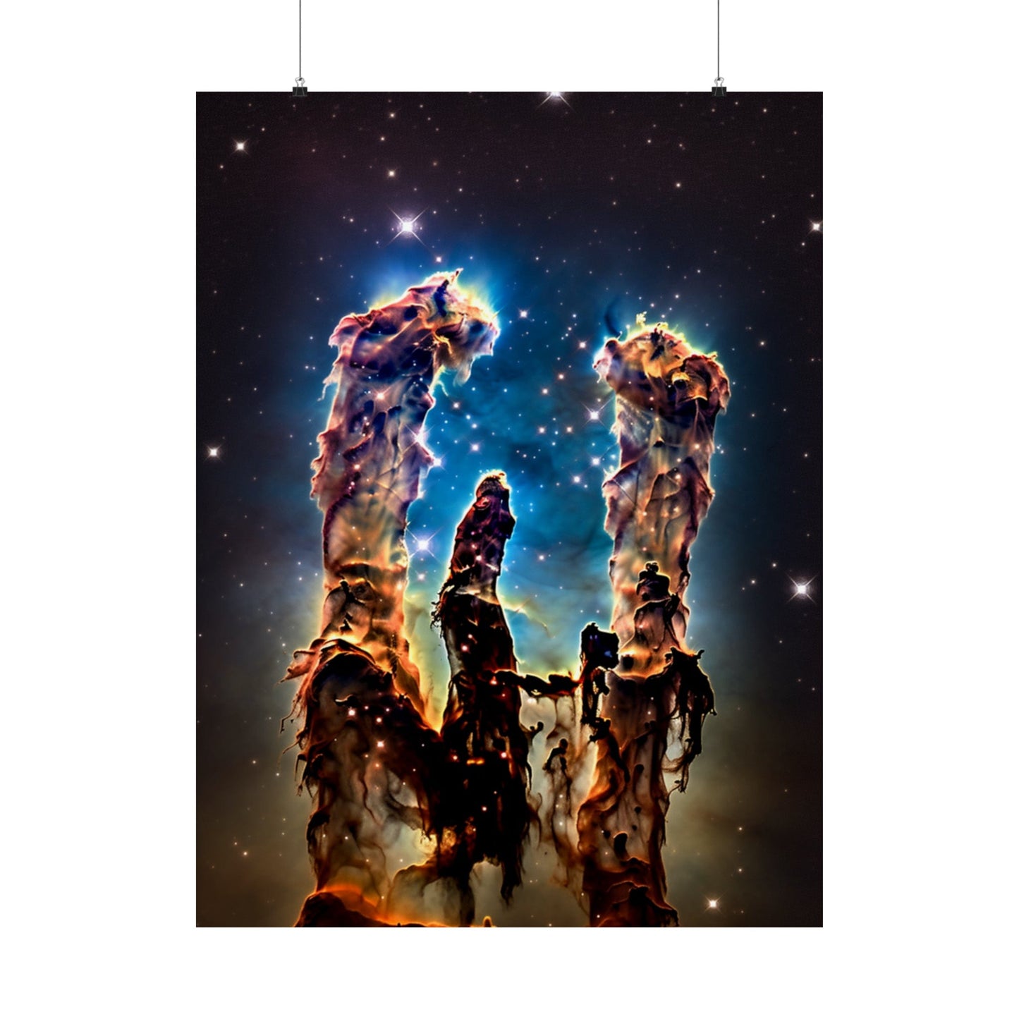 Poster 30″ x 40″ / Matte Pillars Of Creations Posters