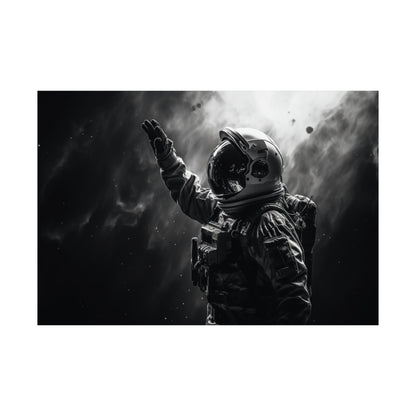 Poster Astronaut Salute Poster