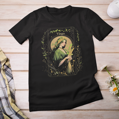 The Maiden: Virgo Tarot Card T-Shirt