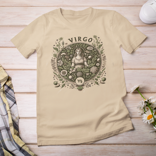 Herbalist's Dream: Virgo Tarot Card T-Shirt