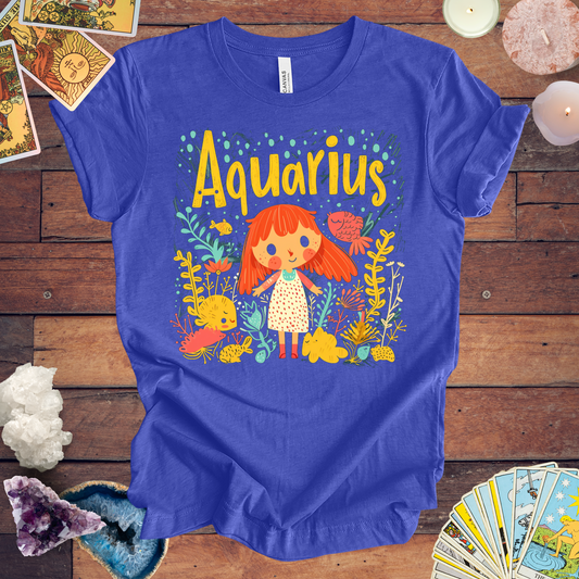 Aquarius Whimsy T-Shirt: Dive Into Playful Seas of Imagination