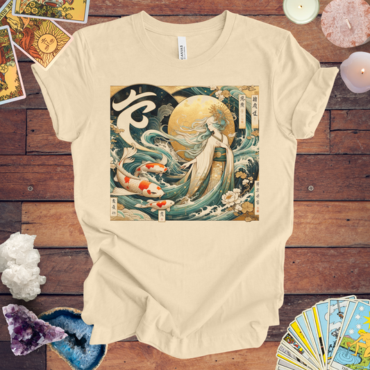 Celestial Maiden Koi: Nihonga Virgo T-Shirt