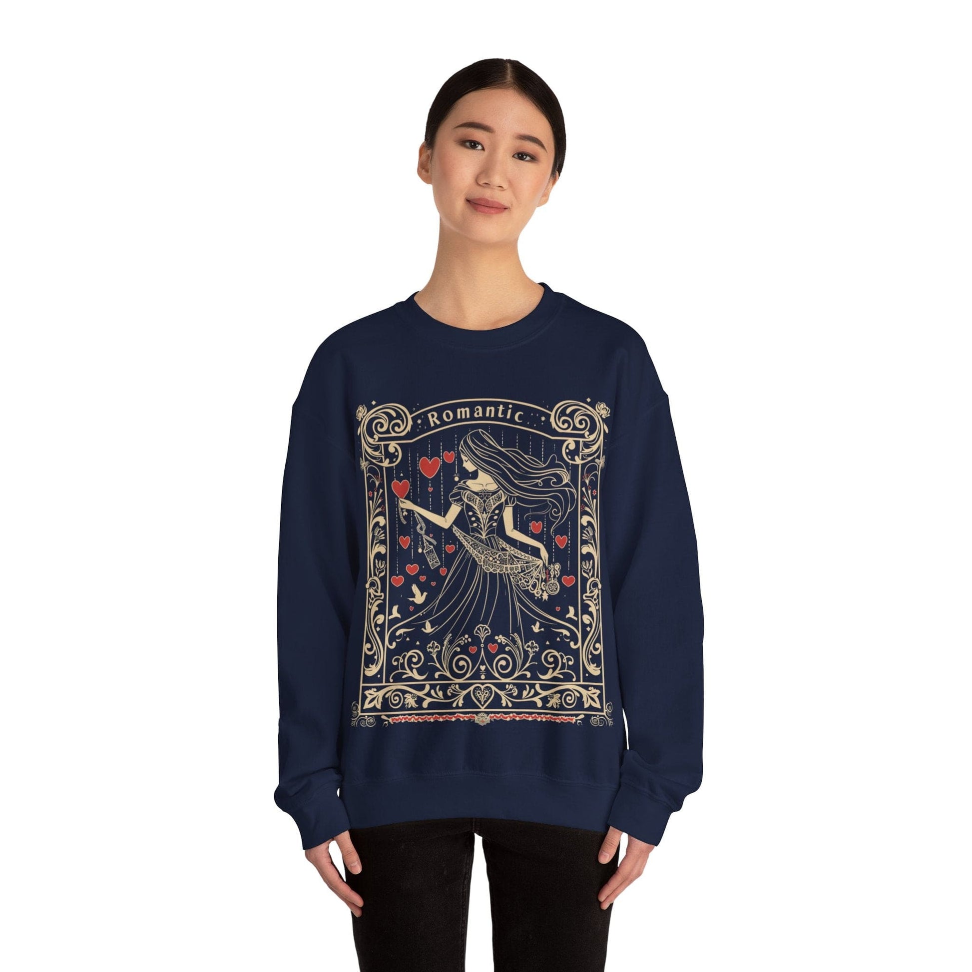Sweatshirt "Amour of the Scales" Libra Romantic Sweater: Cozy in Love