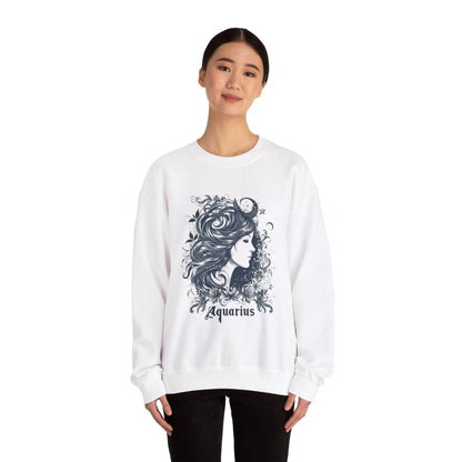 Sweatshirt Aquarius Whirlwind Elegance Sweatshirt: A Tribute to the Water Bearer