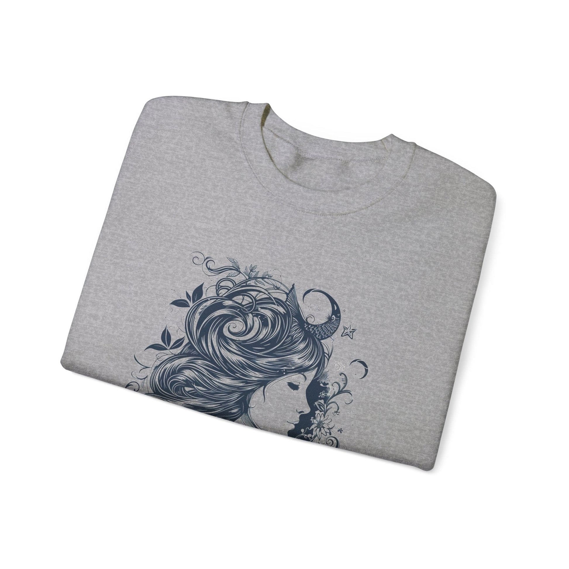 Sweatshirt Aquarius Whirlwind Elegance Sweatshirt: A Tribute to the Water Bearer