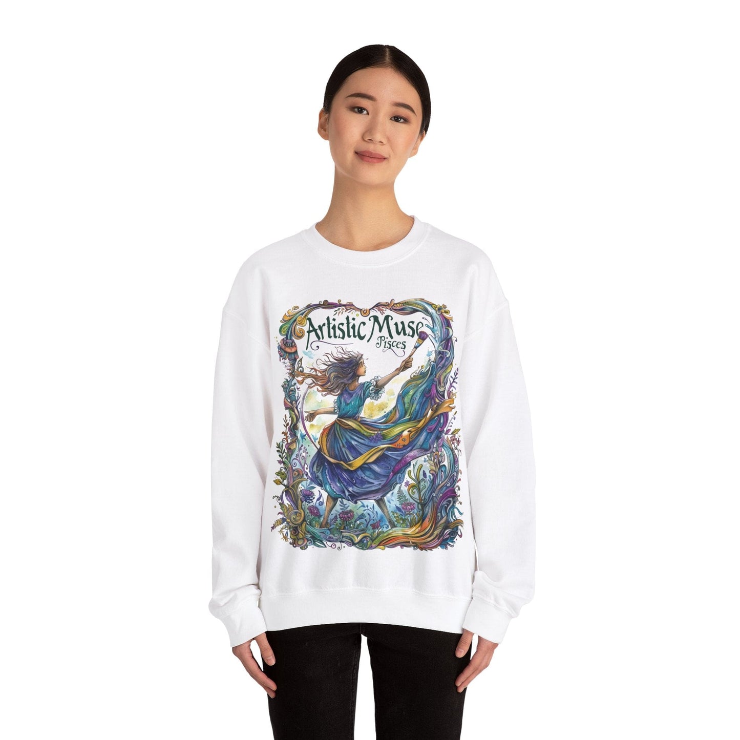 Sweatshirt Artistic Muse Soft Pisces Sweater