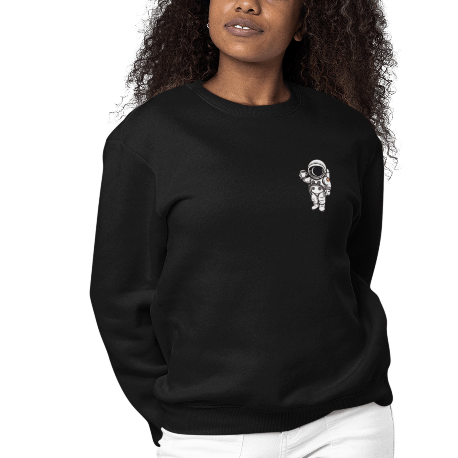 Sweatshirt Astro Coffee T-Shirt Crewneck Sweatshirt