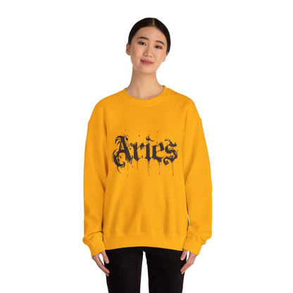 Sweatshirt Astro Splash Aries Soft Sweater: Embrace Your Fire