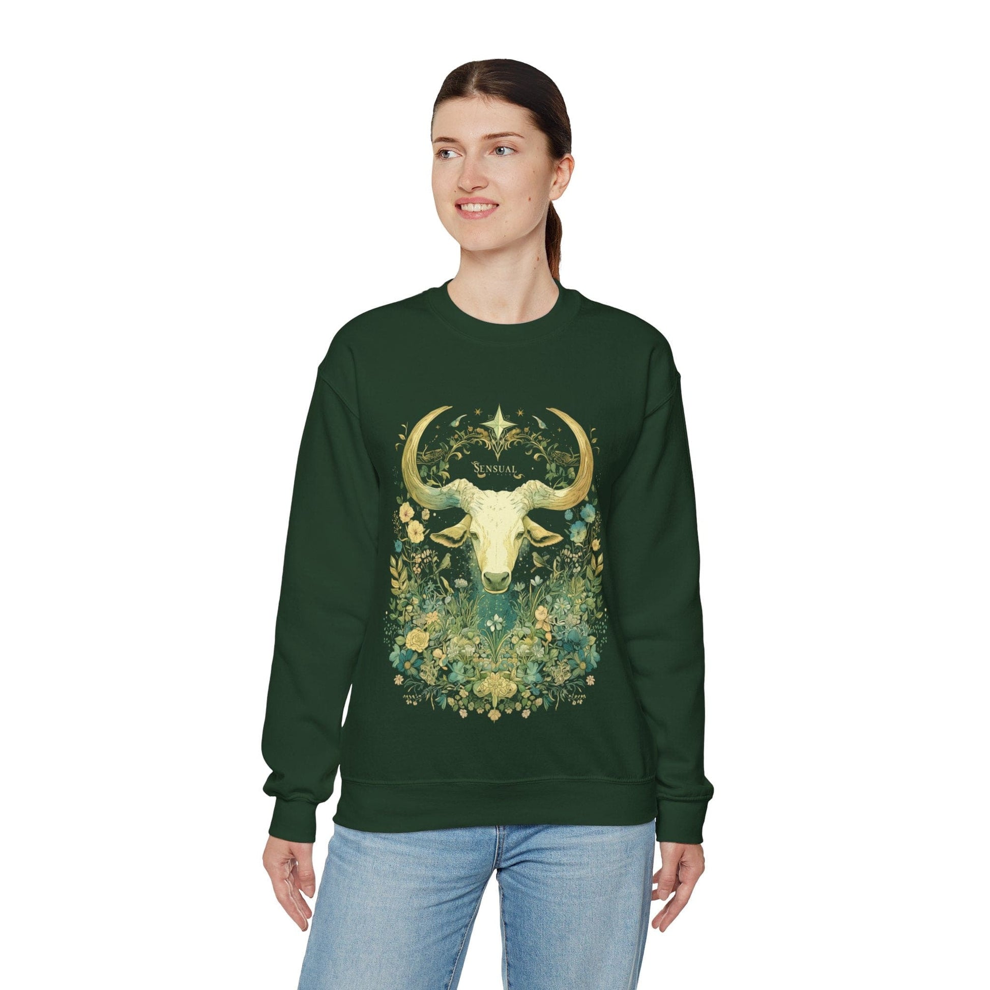 Sweatshirt Astrological Blossom: Taurus Garden Sweater