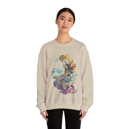 Sweatshirt Astrological Elegance Sweater: Cosmic Grace Unfolds