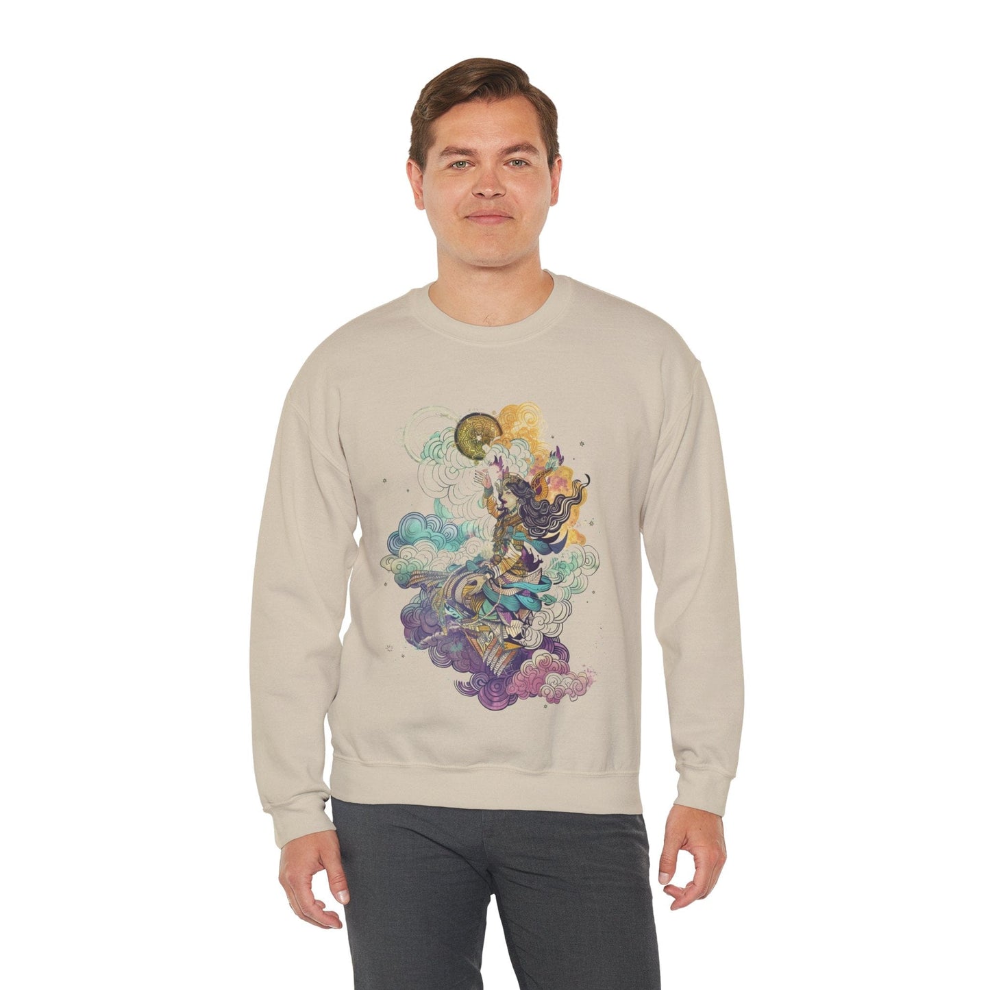 Sweatshirt Astrological Elegance Sweater: Cosmic Grace Unfolds