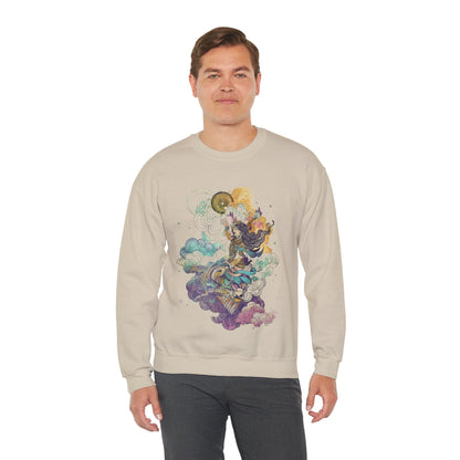 Sweatshirt Astrological Elegance Sweater: Cosmic Grace Unfolds