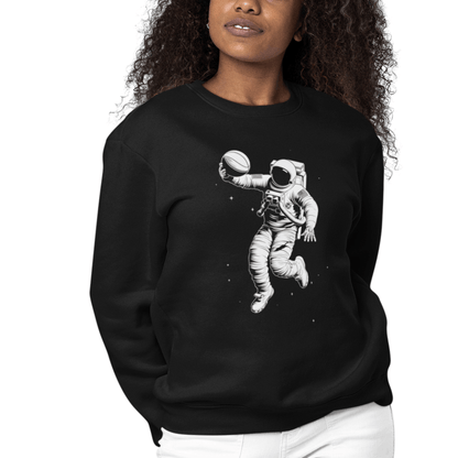 Sweatshirt Astronaut Basketball Crewneck Sweatshirt