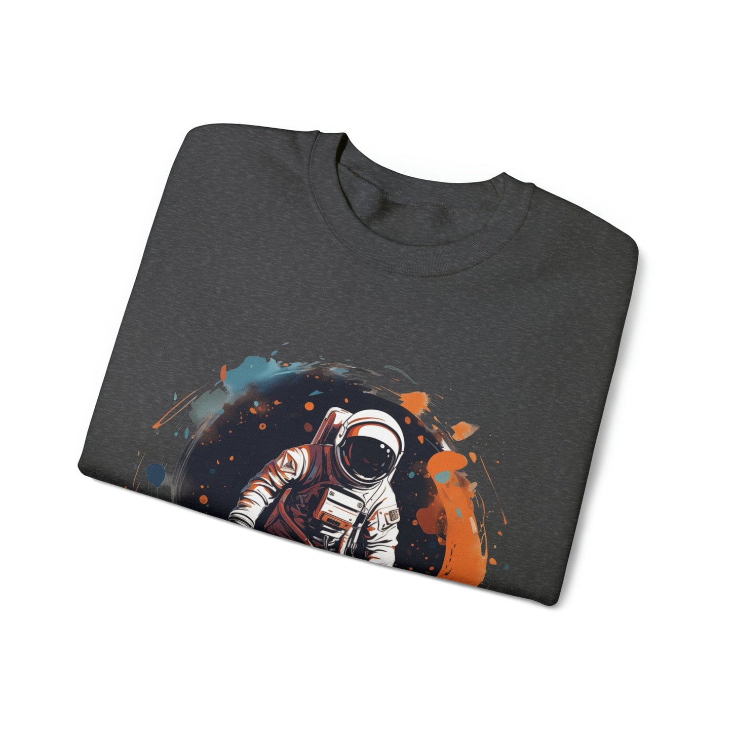 Sweatshirt Astronaut: Cosmic Swirl Crewneck Sweatshirt