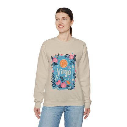Sweatshirt "Botanic Maiden" Virgo Sweater: Blooming Precision