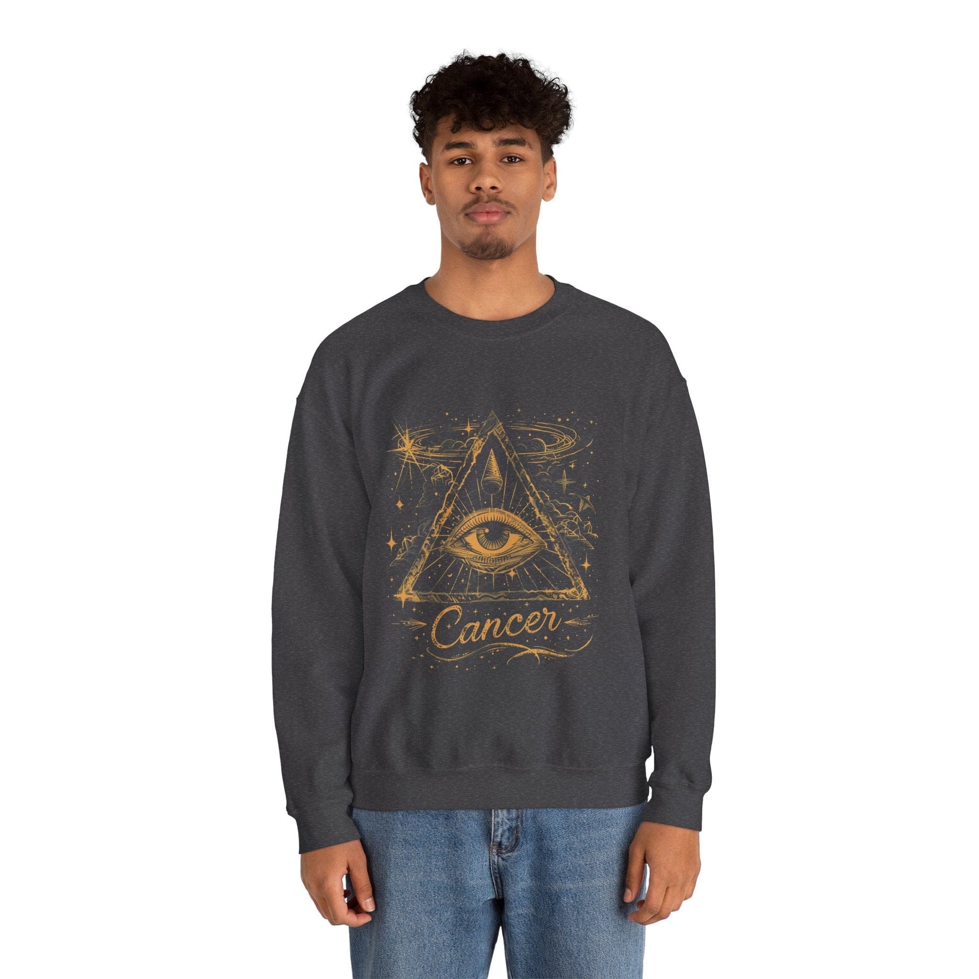 Sweatshirt Cancer Mystical Allure Crewneck Sweatshirt: Cosmic Comfort Meets Esoteric Style