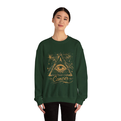 Sweatshirt Cancer Mystical Allure Crewneck Sweatshirt: Cosmic Comfort Meets Esoteric Style