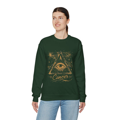 Sweatshirt Cancer Mystical Allure Crewneck Sweatshirt: Cosmic Comfort Meets Esoteric Style