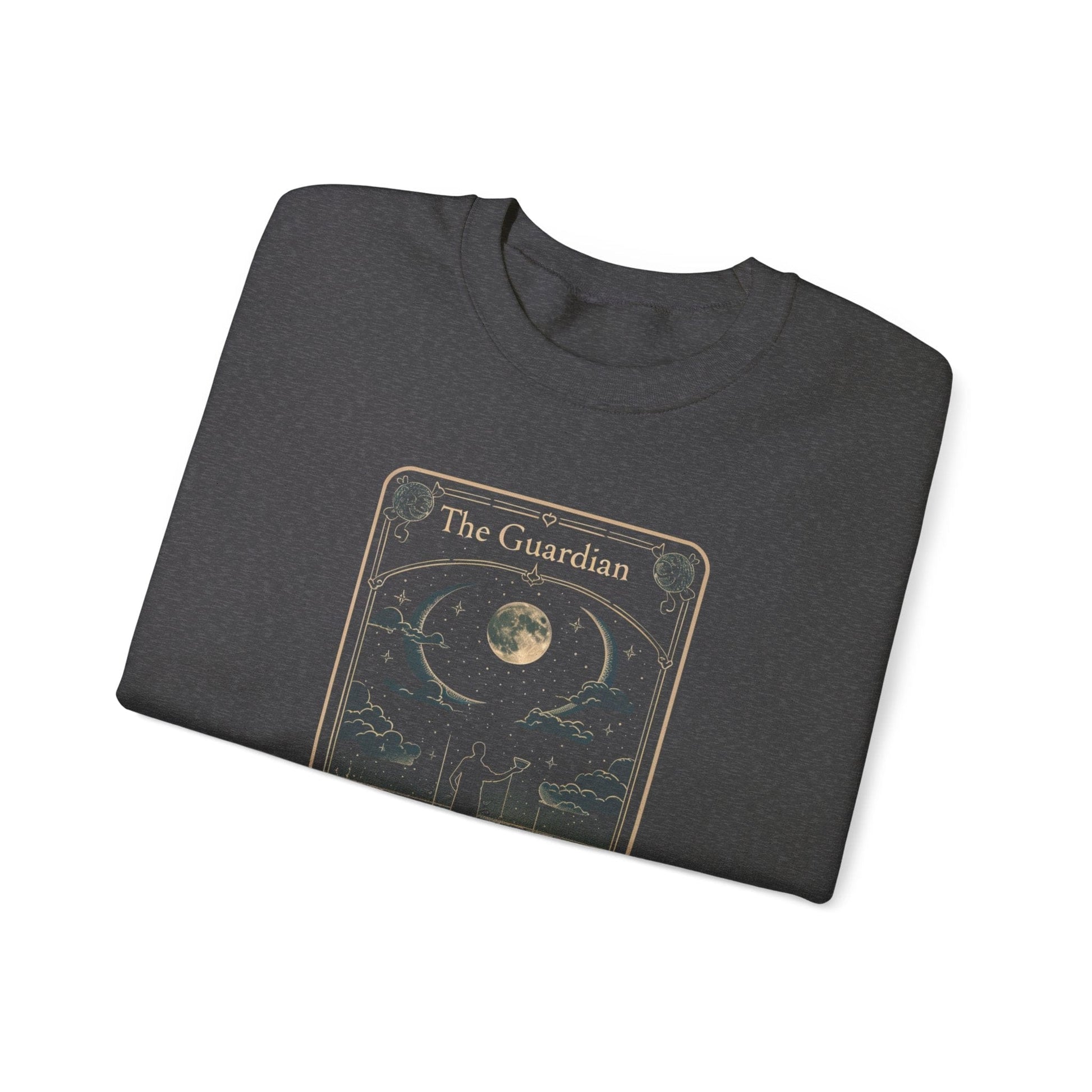 Sweatshirt Cancer Tarot Card Guardian Crewneck: Vintage Celestial Warmth