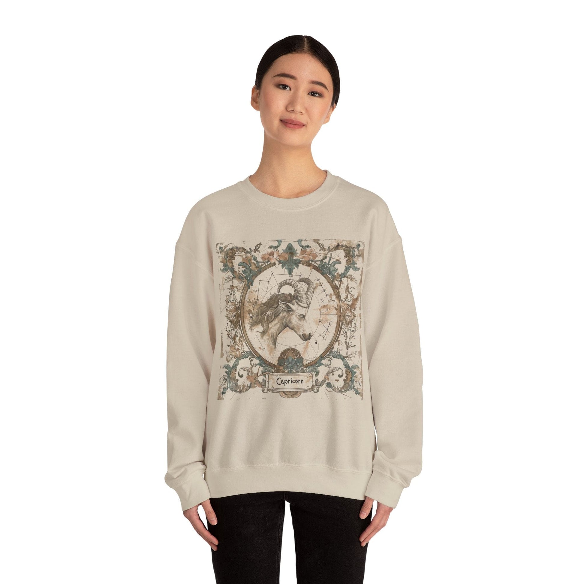 Sweatshirt Capricorn Baroque Constellation Sweater: A Tapestry of Stars