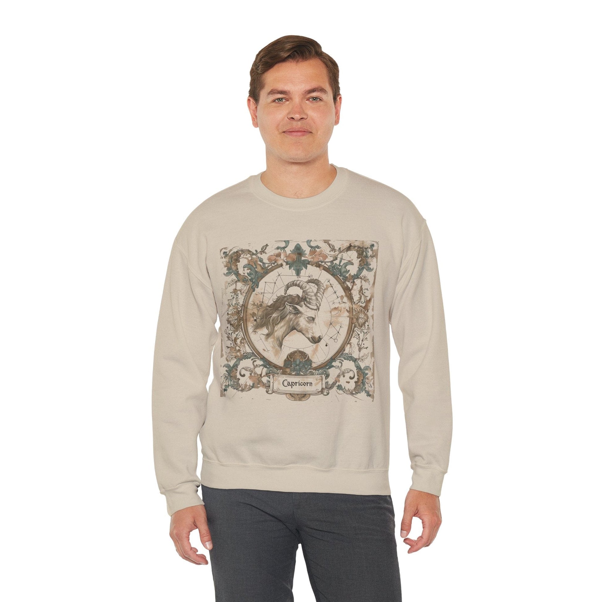 Sweatshirt Capricorn Baroque Constellation Sweater: A Tapestry of Stars