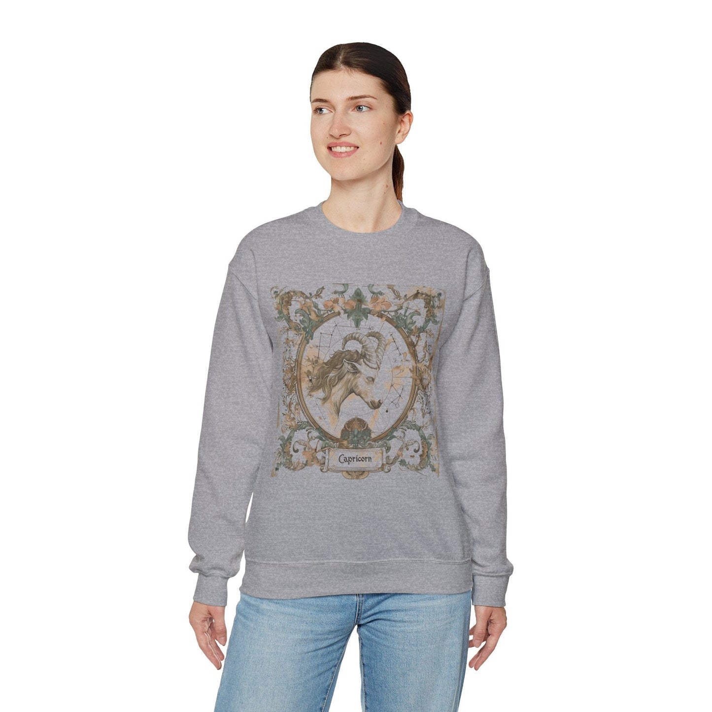 Sweatshirt Capricorn Baroque Constellation Sweater: A Tapestry of Stars