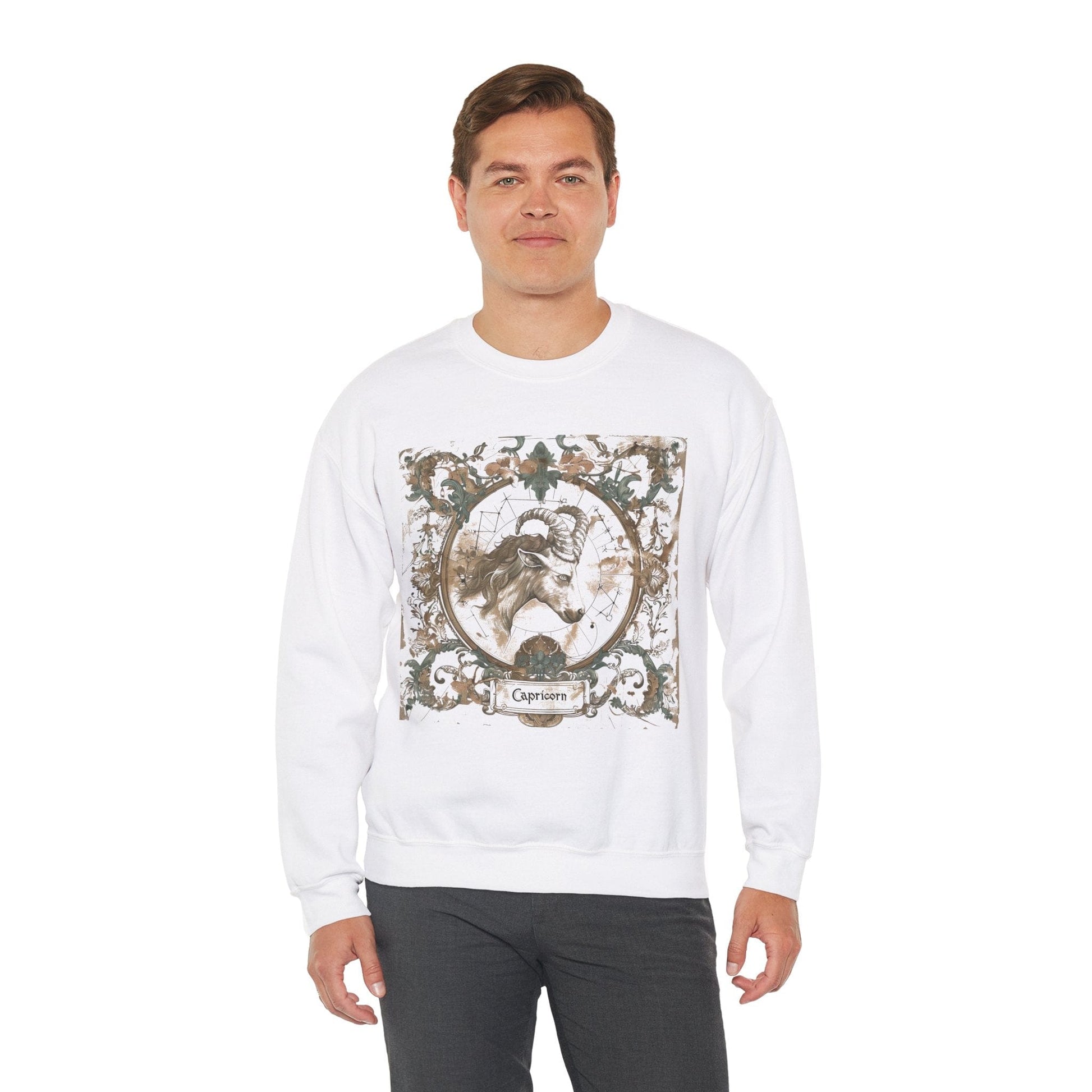 Sweatshirt Capricorn Baroque Constellation Sweater: A Tapestry of Stars