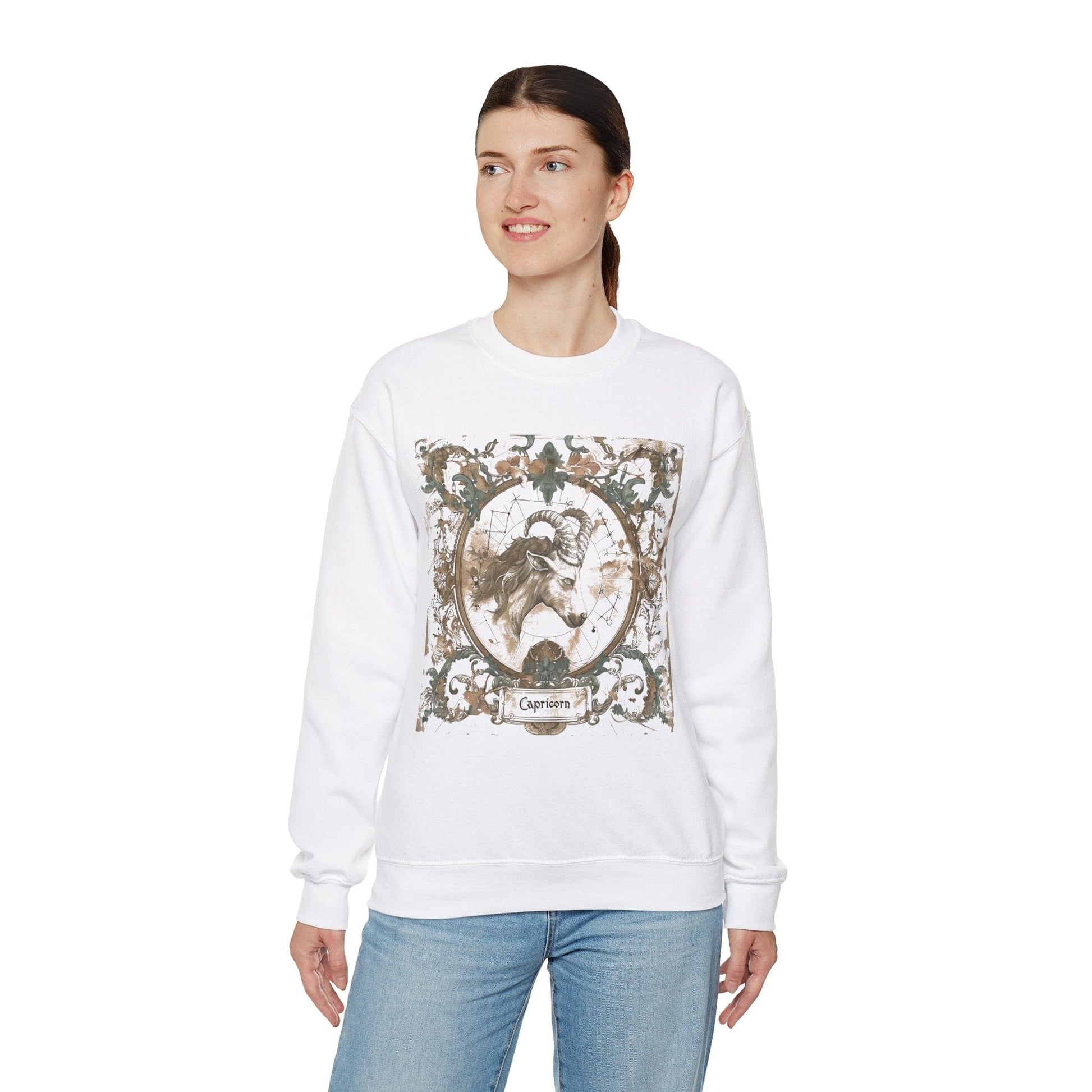 Sweatshirt Capricorn Baroque Constellation Sweater: A Tapestry of Stars