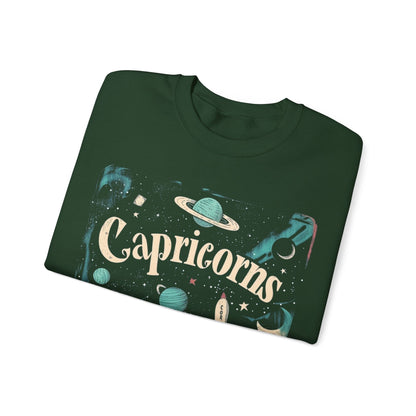 Sweatshirt Capricorn Cosmic Explorer Sweater: Navigate the Stars