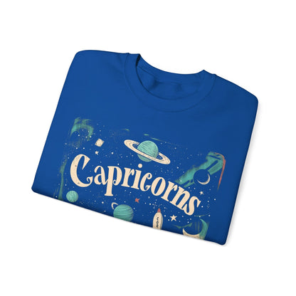 Sweatshirt Capricorn Cosmic Explorer Sweater: Navigate the Stars