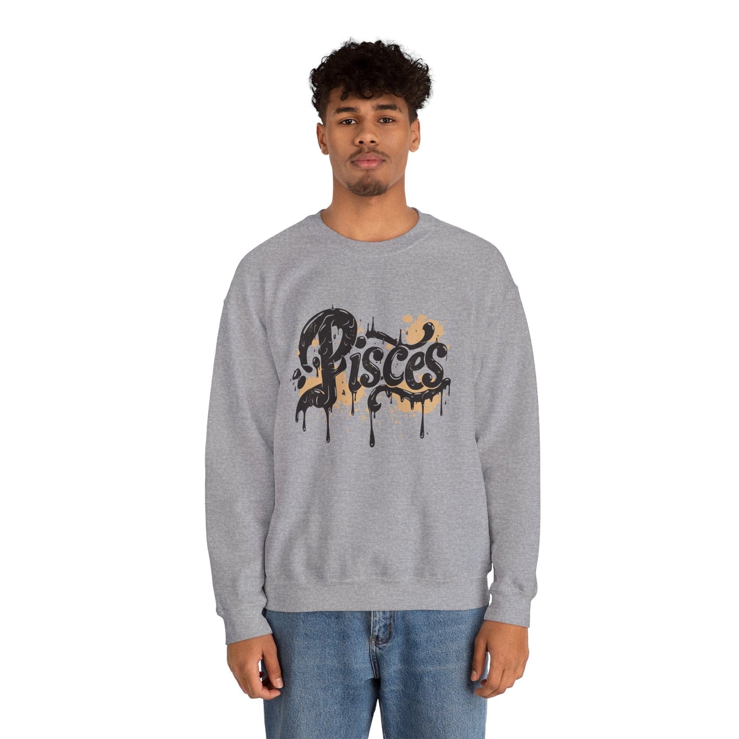 Sweatshirt Celestial Drift Pisces Sweater: Drift Through the Cosmos