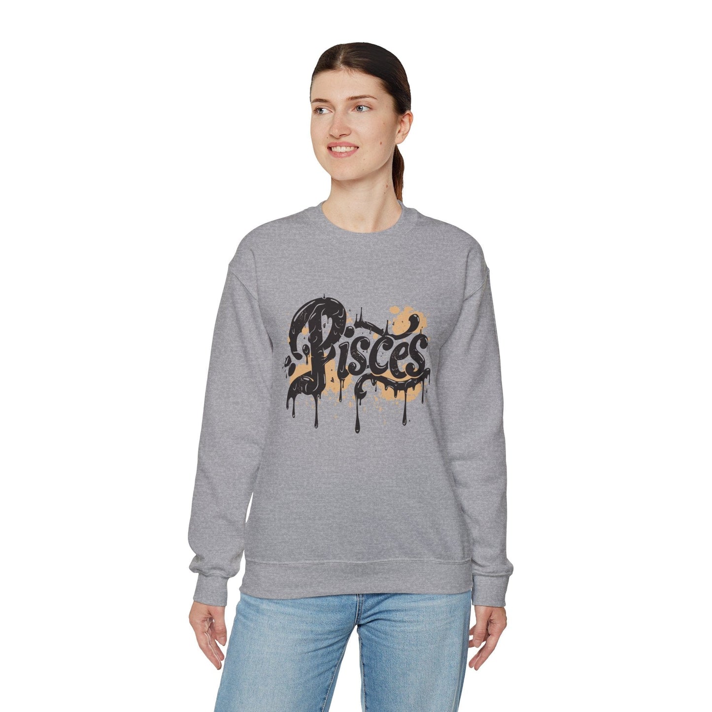 Sweatshirt Celestial Drift Pisces Sweater: Drift Through the Cosmos