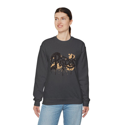 Sweatshirt Celestial Drift Pisces Sweater: Drift Through the Cosmos