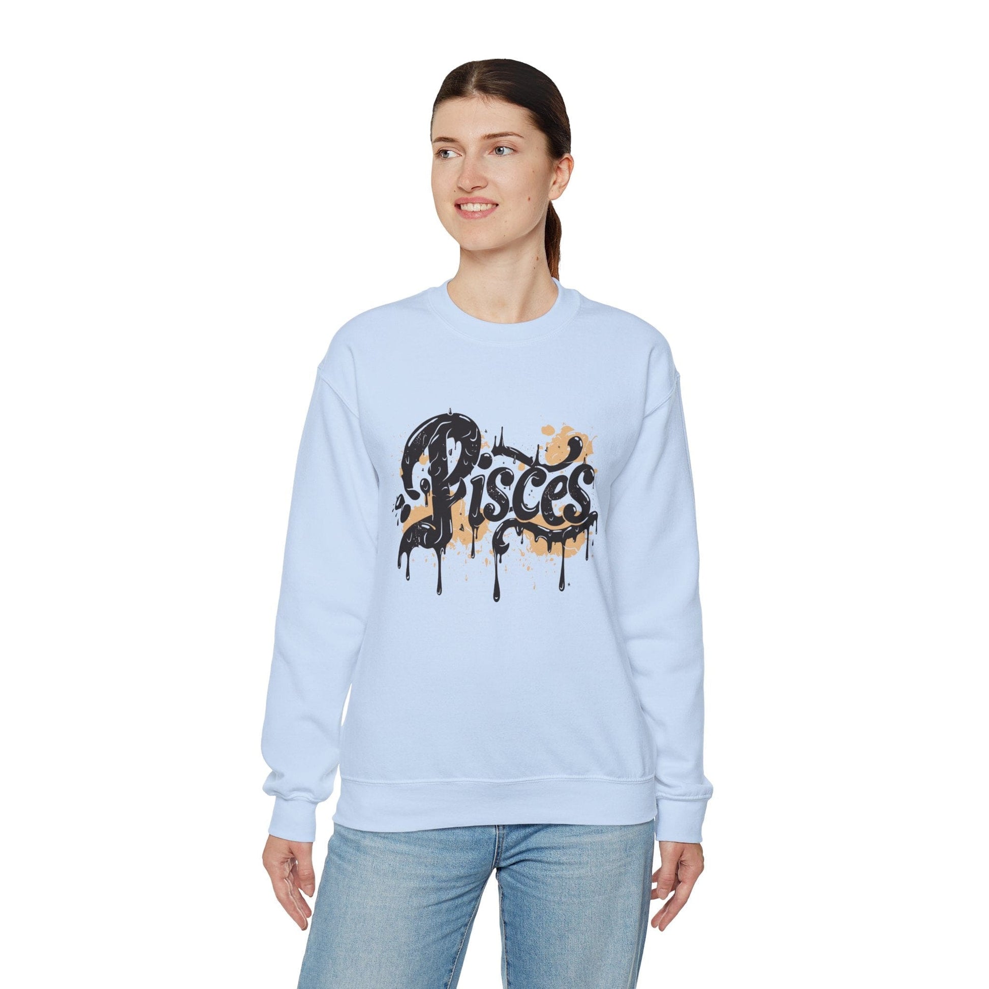 Sweatshirt Celestial Drift Pisces Sweater: Drift Through the Cosmos