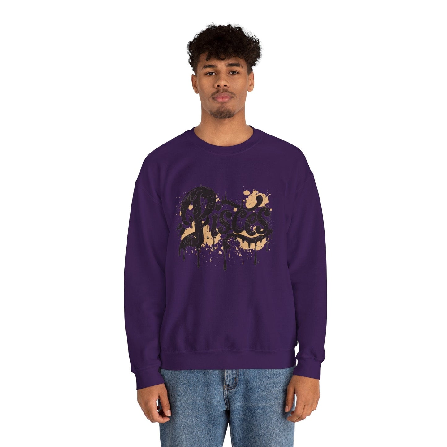 Sweatshirt Celestial Drift Pisces Sweater: Drift Through the Cosmos