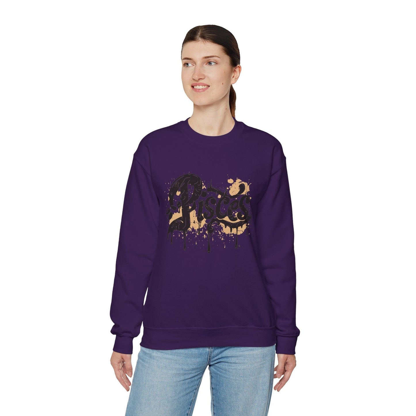 Sweatshirt Celestial Drift Pisces Sweater: Drift Through the Cosmos