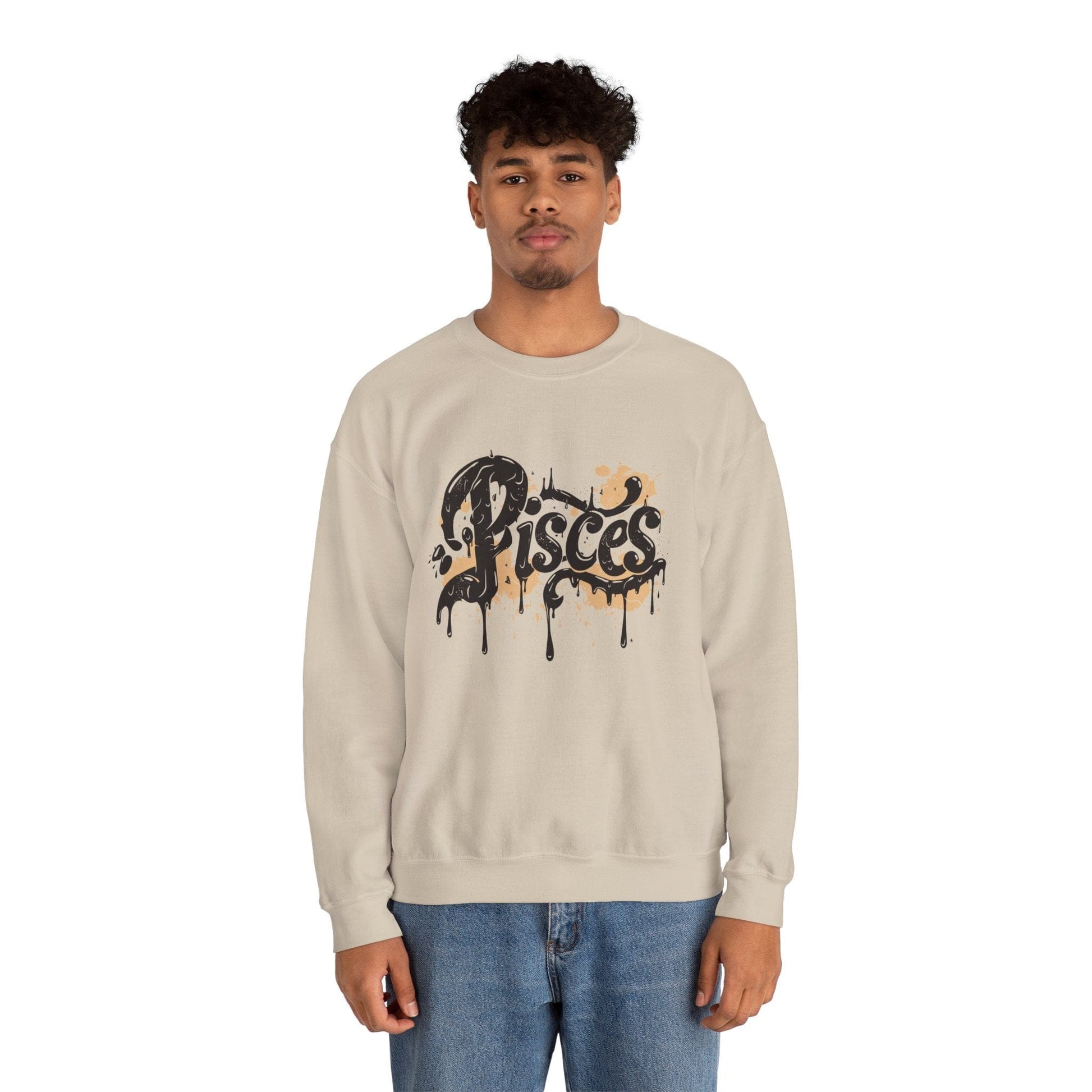 Sweatshirt Celestial Drift Pisces Sweater: Drift Through the Cosmos