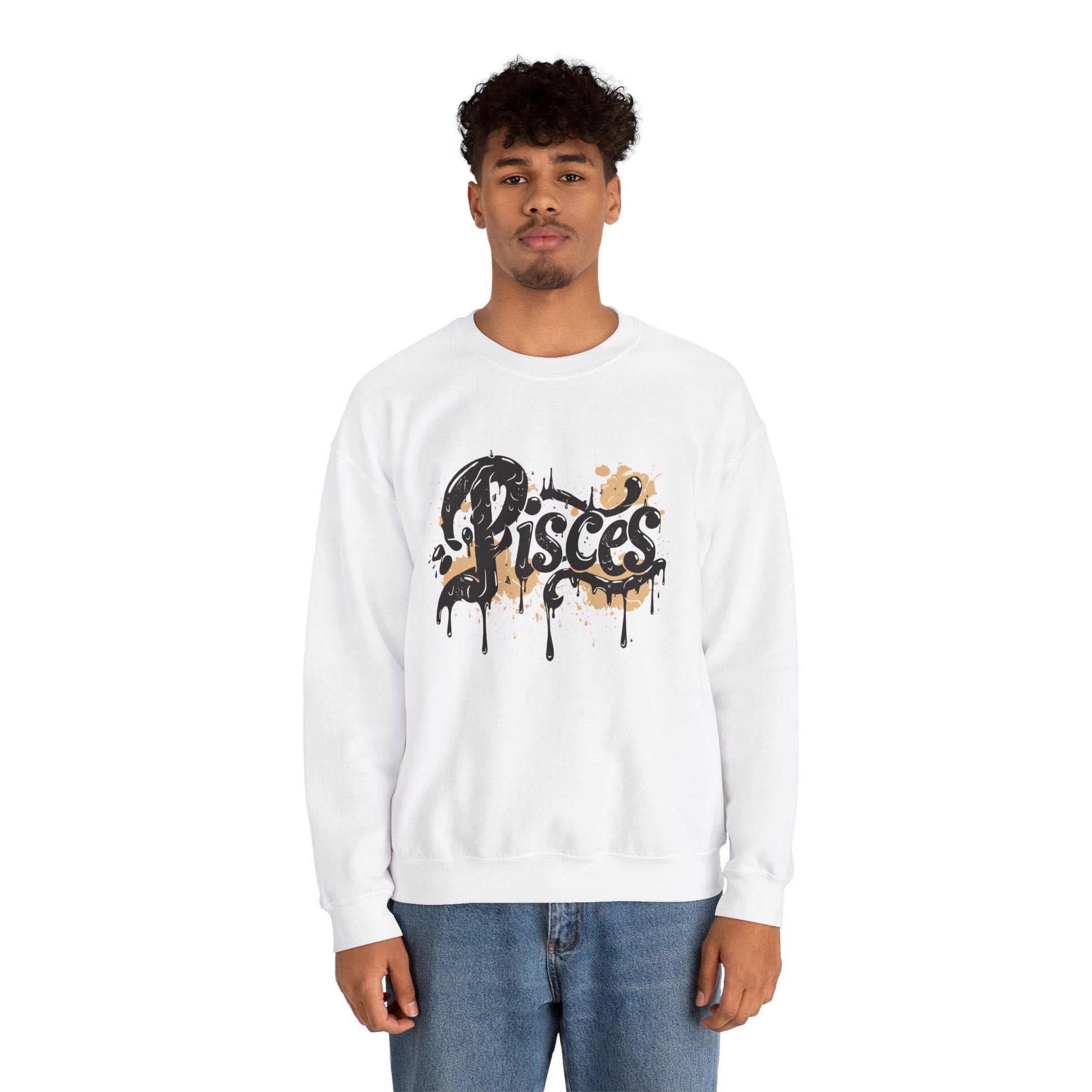 Sweatshirt Celestial Drift Pisces Sweater: Drift Through the Cosmos