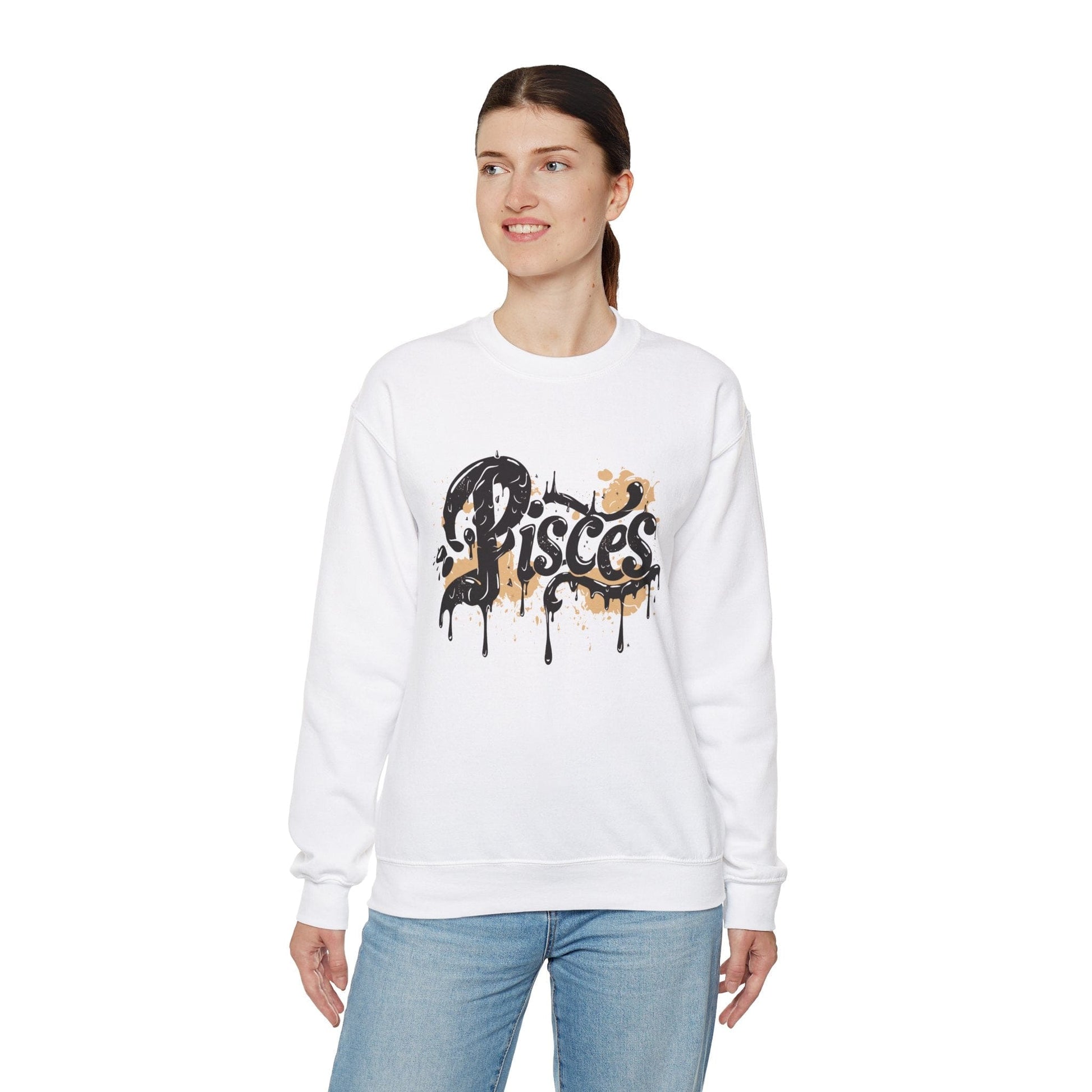 Sweatshirt Celestial Drift Pisces Sweater: Drift Through the Cosmos