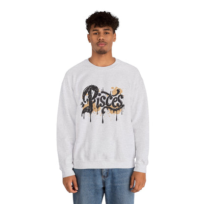 Sweatshirt Celestial Drift Pisces Sweater: Drift Through the Cosmos