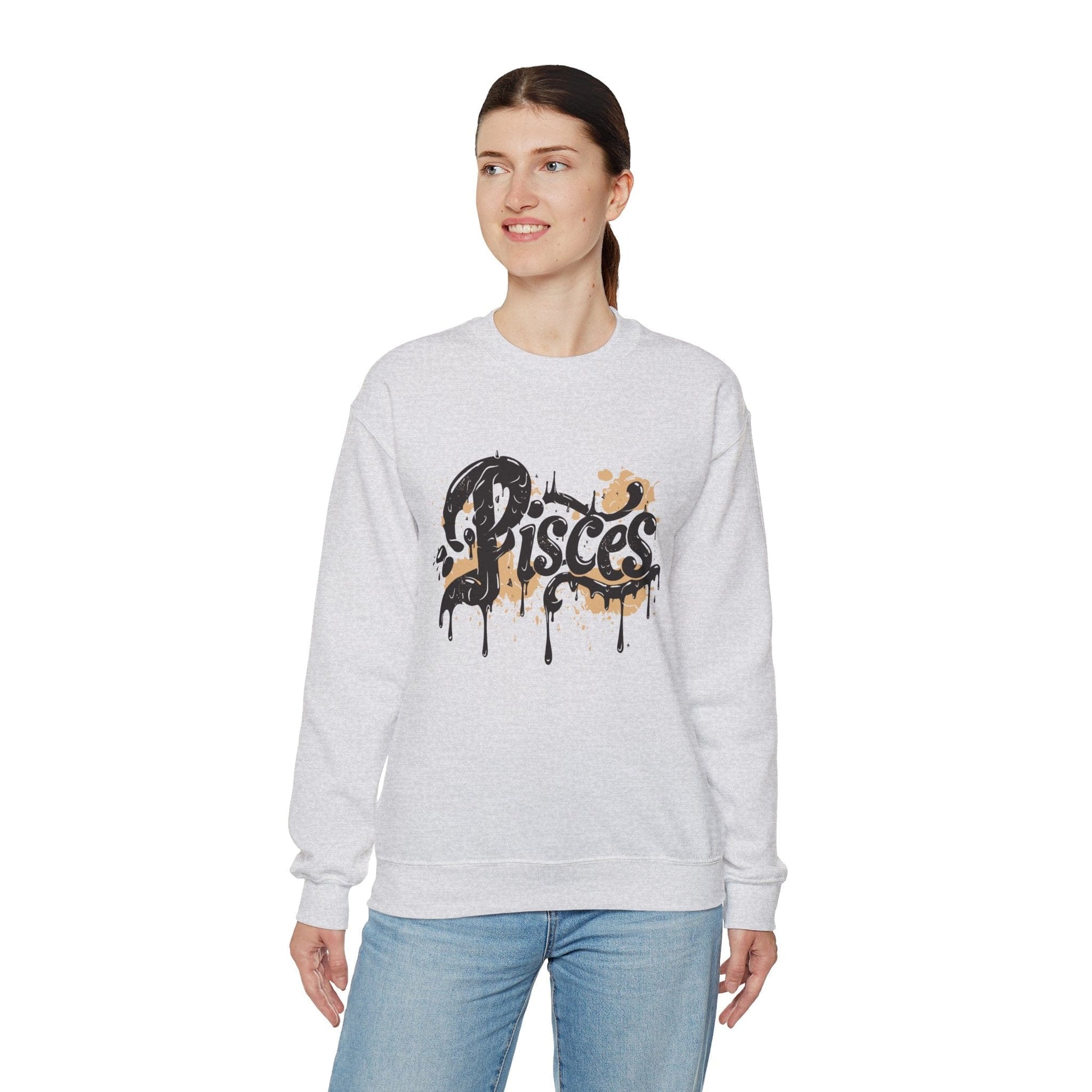 Sweatshirt Celestial Drift Pisces Sweater: Drift Through the Cosmos