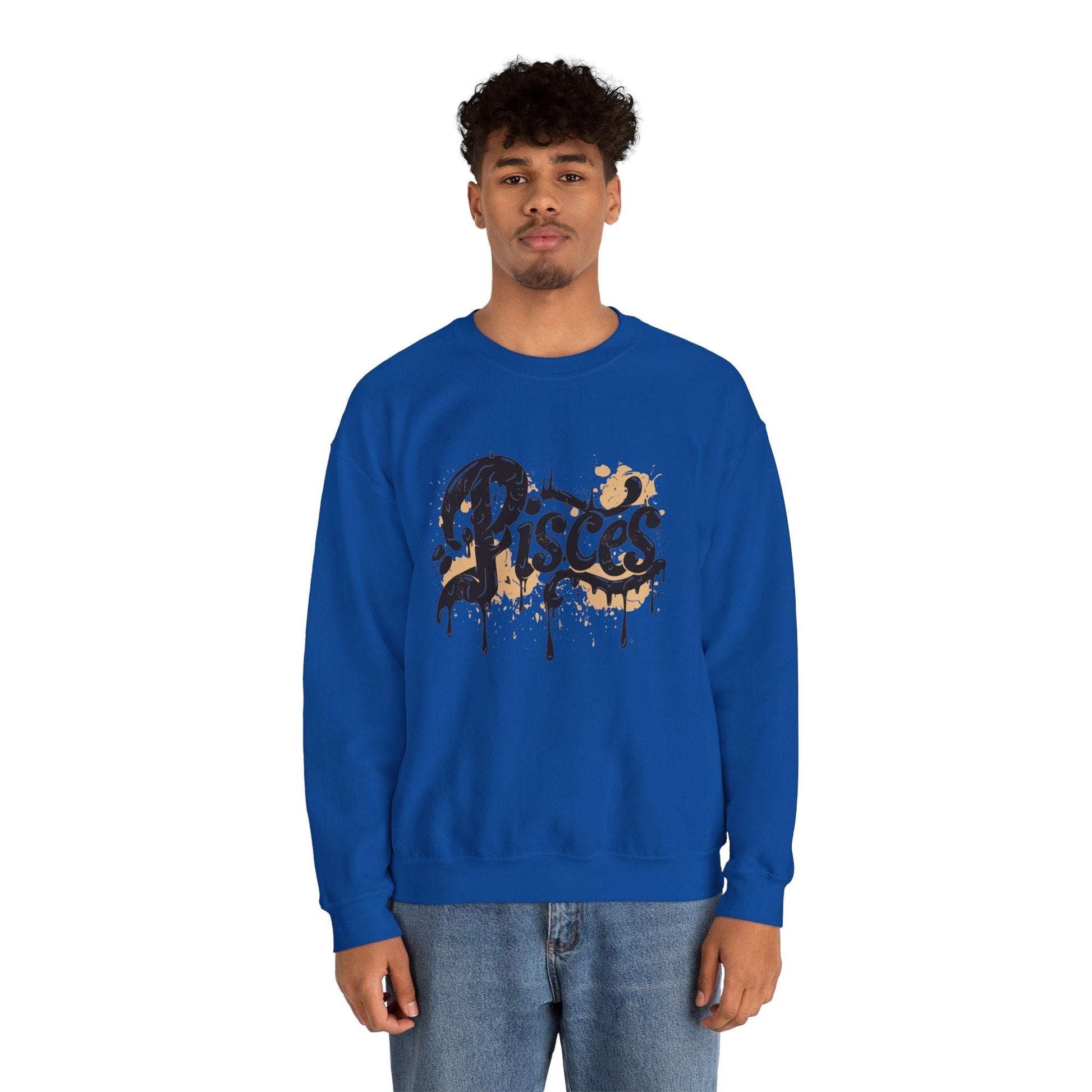 Sweatshirt Celestial Drift Pisces Sweater: Drift Through the Cosmos