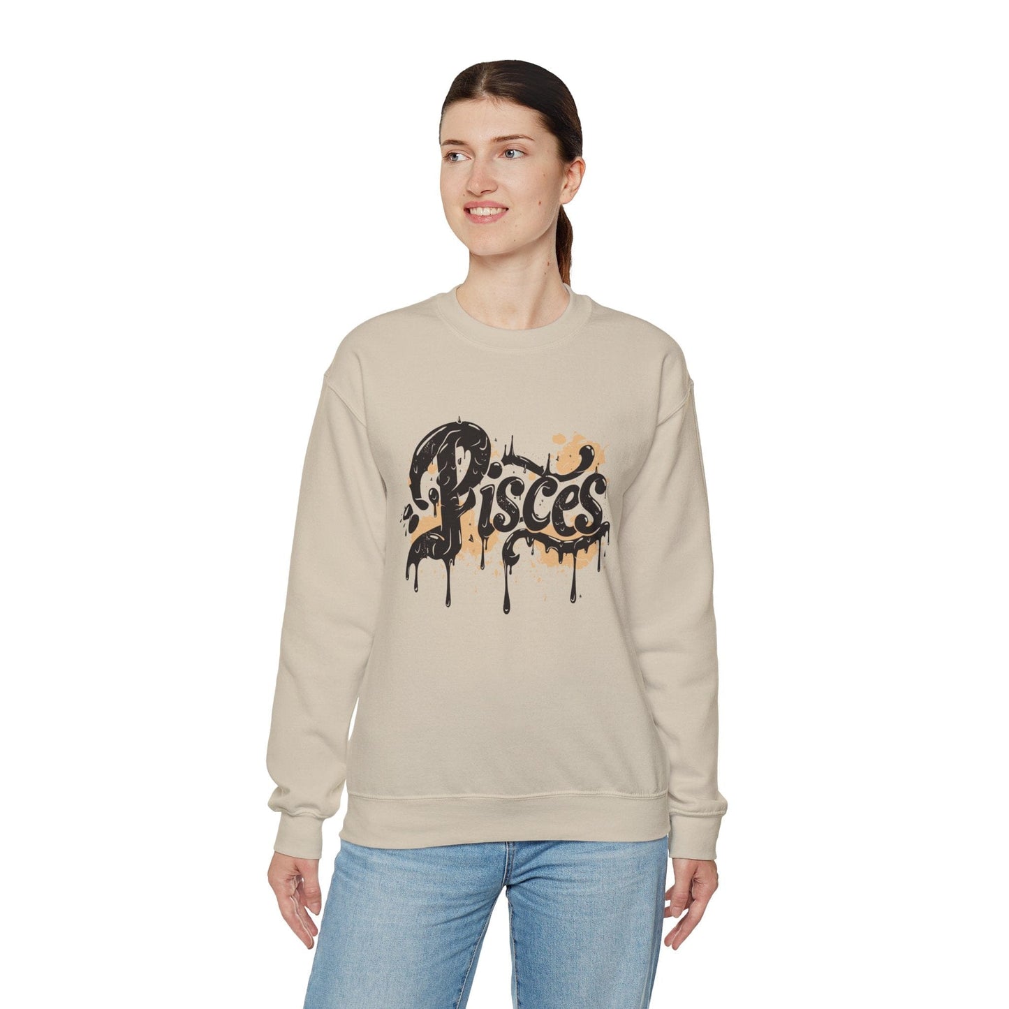 Sweatshirt Celestial Drift Pisces Sweater: Drift Through the Cosmos